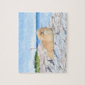 Bij de vuurtoren legpuzzel (Verticaal)