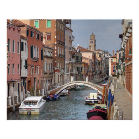Bij Dorsoduro, Venetië, Italië Poster (Voorkant)