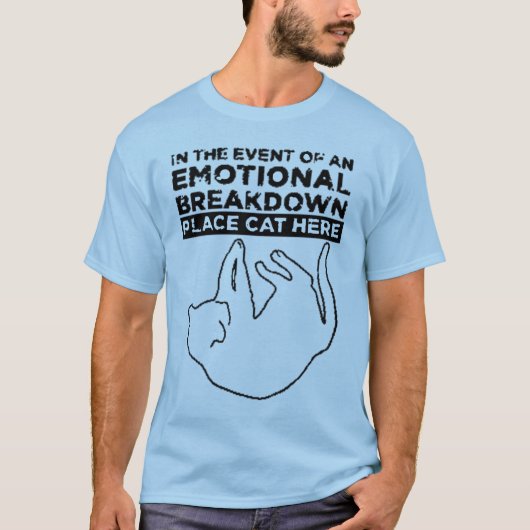 Bij een EMOTIONELE UITSPLITSING T-Shirt (Voorkant)