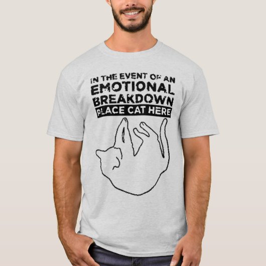 Bij een EMOTIONELE UITSPLITSING T-Shirt (Voorkant)