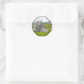 Bij Eilean Donan Ronde Sticker (Tas)