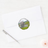 Bij Eilean Donan Ronde Sticker (Envelop)