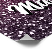 BIJ ELKE VROUW IS ER EEN KONINGGLITTERTYPOGRAFIE POSTER (Hoek)