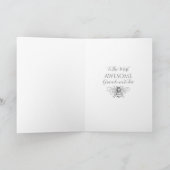 Bij en Bloem  "Oma to be" Gefeliciteerd Kaart (Binnen)