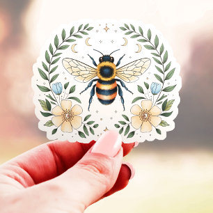 Bij en Bloemen Hemels Vinyl Sticker