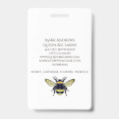 Bij en Kroon Zakelijk Badge (Achterkant)