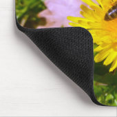 Bij en paardenbloem muismat (Hoek)