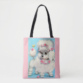 bij- en poezelafdrukken tote bag (Voorkant)