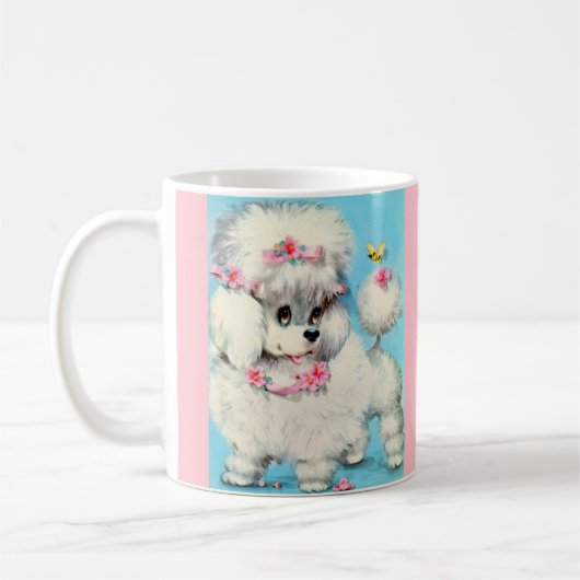 bij- en poezelpuppy koffiemok (Links)