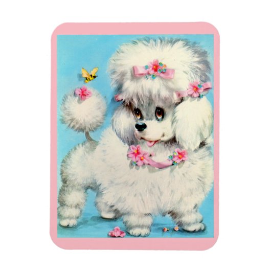 bij- en poezelpuppy magneet (Verticaal)