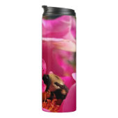 Bij en Roze Roos Thermosbeker (Geroteerd rechts)