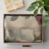 bij en vlinder met roze rozen tissuepapier (Geschenk)