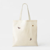 Bij En Zonnebloem Boodschappentas Tote Bag (Achterkant)