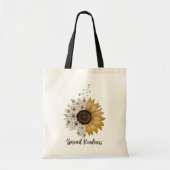  bij en zonnebloem tote bag (Voorkant)