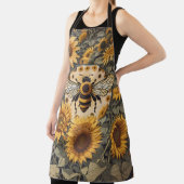  bij en zonnebloemen schort (Insitu)