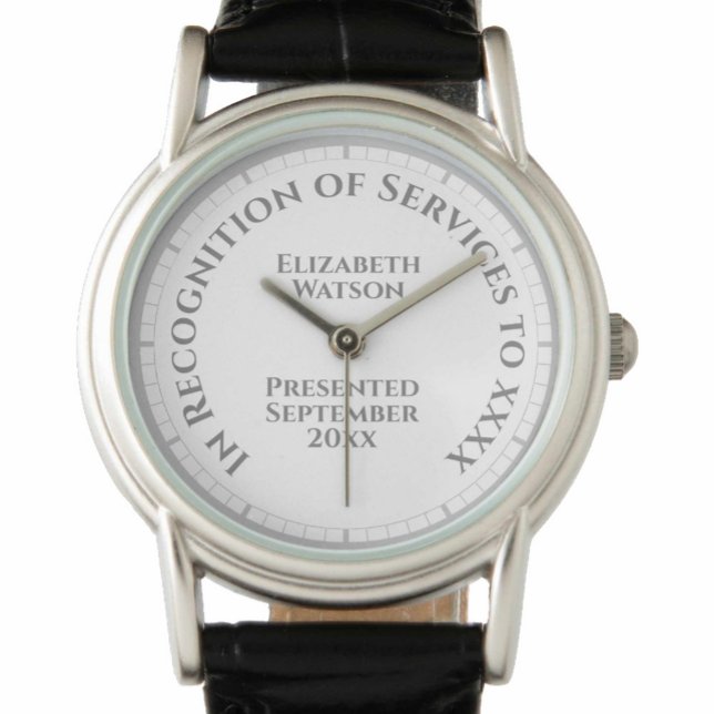 Bij erkenning van de te volgen services horloge (Creator heeft geüpload)