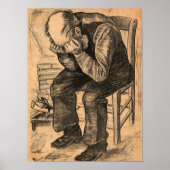 Bij Eternity's Gate, 1882, door Vincent van Gogh Poster (Voorkant)