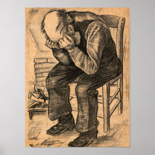 Bij Eternity's Gate, 1882, door Vincent van Gogh Poster