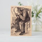 Bij Eternitys Gate - Van Gogh Bedankkaart (Staand voorkant)