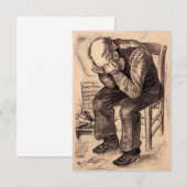 Bij Eternitys Gate - Van Gogh Bedankkaart (Voorkant / Achterkant)