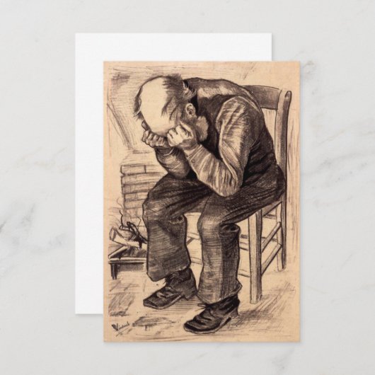 Bij Eternitys Gate - Van Gogh Bedankkaart (Voorkant / Achterkant)