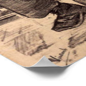 Bij Eternitys Gate - Van Gogh Poster (Hoek)