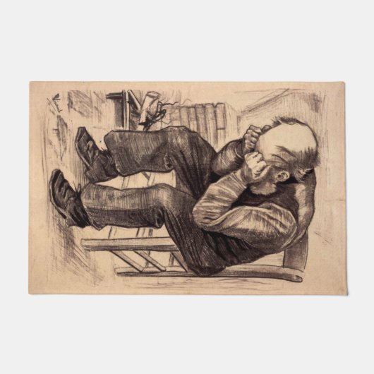 Bij Eternitys Gate - Van Gogh Vloermat Deurmat (Voorkant)