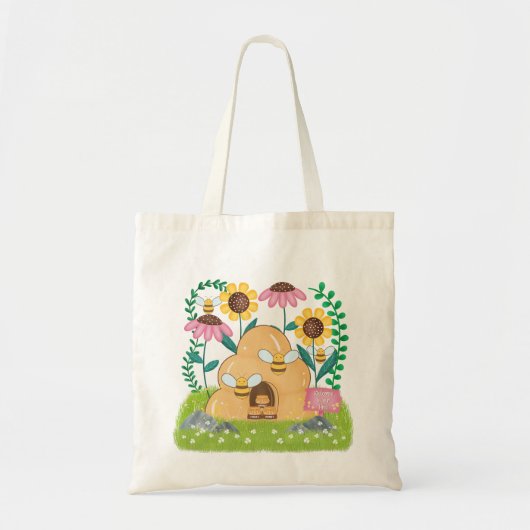 Bij Familie Tote Bag (Voorkant)