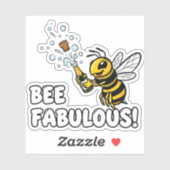 Bij Fantastische Sticker (Vel)
