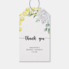 Bij floral - Trouw Dank Je Cadeaulabel
