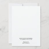 Bij Forest Wood Sky Tree Fire Camping Vrijgezellen Kaart (Achterkant)