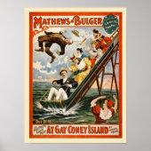Bij Gay Coney Island Vintage Poster (Voorkant)