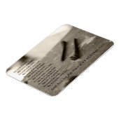 Bij gebrek aan een spijker... Gezegde Magneet 3" d (Linkerzijde)