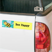 Bij Gelukkig Bumpersticker (Op Truck)