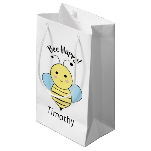 Bij Gelukkig Klein Cadeauzakje (Voorkant Gekanteld)