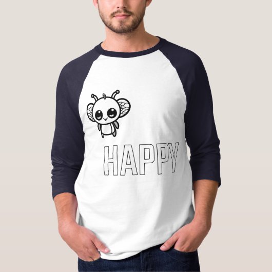 Bij Gelukkig :) T-shirt (Voorkant)