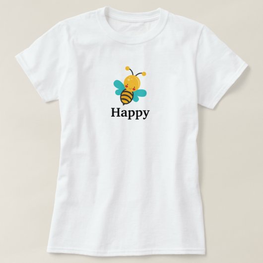 Bij Gelukkig T-Shirt (Design voorkant)