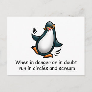 Bij gevaar of twijfel briefkaart