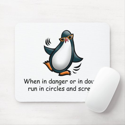 Bij gevaar of twijfel muismat (Met muis)