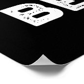 bij Geweldige bij je positief insectenwoordje donk Poster (Hoek)