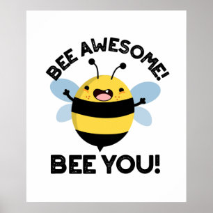 bij Geweldige bij je positief insectenwoordje Poster