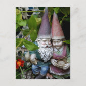 Bij Gnome in de tuin Briefkaart (Voorkant)