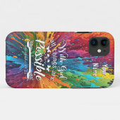 Bij God Matteüs 19-26 Case-Mate iPhone Case (Achterkant (horizontaal))