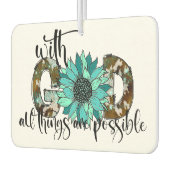 bij God zijn alle dingen mogelijk Luchtverfrisser (Links)