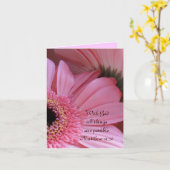 "Bij God zijn alle dingen mogelijk", merkt de Schr Kaart (Gele Bloem)