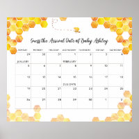Bij Guess Baby Verwachte Bevalling Datum Kalender 