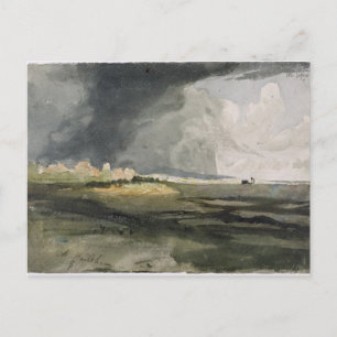 Bij Hailsham, Sussex: A Storm Approaching, 1821 (w Briefkaart