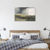 Bij Hailsham, Sussex: A Storm Approaching, 1821 (w Canvas Afdruk (Insitu (Slaapkamer))