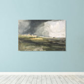 Bij Hailsham, Sussex: A Storm Approaching, 1821 (w Canvas Afdruk (Insitu (Houten vloer))
