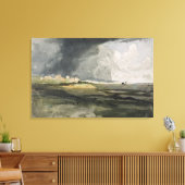 Bij Hailsham, Sussex: A Storm Approaching, 1821 (w Canvas Afdruk (Insitu (Woonkamer))